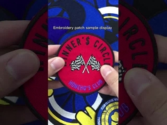 Washable Iron On Embroidered Patches Custom Motorcycle Vest Patches For Leather Vests