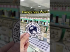 Remendos de chapéu bordados personalizados com ferro de passar em remendos bordados para roupas