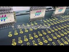 O nome lavável da camisa do trabalho remenda o ferro bordado feito sob encomenda em remendos