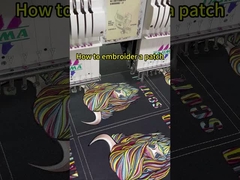 Remendos bordados com ferro autoadesivo Remendos de uniforme de segurança personalizados