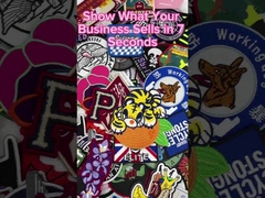 Ferro amigável de Eco da roupa bonito das crianças em remendos feitos sob encomenda do bordado dos remendos para sacos