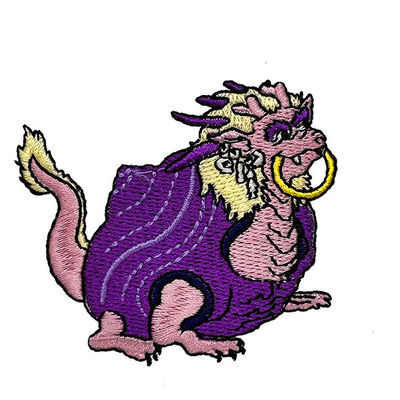 Cor do remendo 4 de Dragon Carton Iron On Embroidery nenhum ferro de encolhimento no remendo