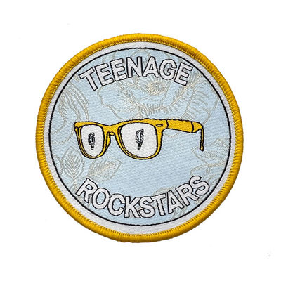 Emblemas de tecido uniformes em pano de tecido ecologicamente correto adesivos de nome de pano de revestimento personalizado