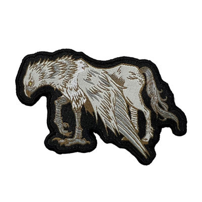 O animal feito sob encomenda detalha remendos tecidos do bordado de Logo Patch Self Adhesive Backing