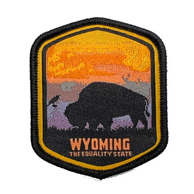 Ferro natural de Animal Woven Patches do desenhista no bordado Logo Patches With Merrowed Border