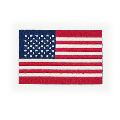 Ferro tecido em remendos feitos sob encomenda da bandeira de país do remendo da bandeira americana