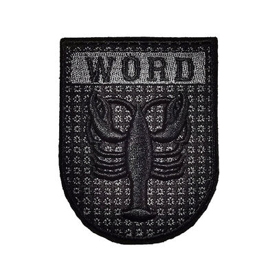 Logo Puff feito sob encomenda 3D bordou remendos para acessórios do vestuário