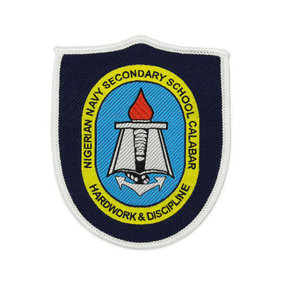O uniforme tecido multa Logo Patches, polícia feita sob encomenda bordou remendos