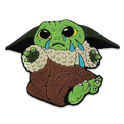 Os remendos do Chenille de toalha do bordado personalizaram remendos do revestimento para a roupa