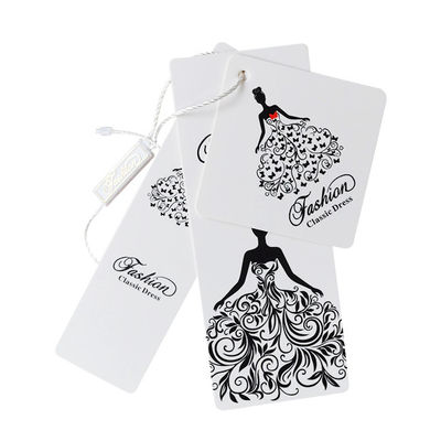 etiquetas de Hang Tags Printing Personalised Paper da roupa de 200gsm -3000gsm