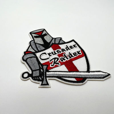 A sarja sentiu que costume do algodão da tela bordou remendos para a cor de Pandone da roupa