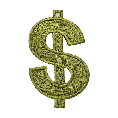 Ferro feito sob encomenda do remendo do bordado do dólar em remendos amigáveis de Eco da beira de Merrow