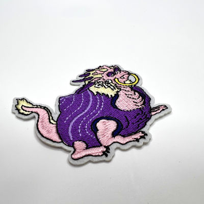 Cor do remendo 4 de Dragon Carton Iron On Embroidery nenhum ferro de encolhimento no remendo