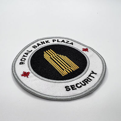 Logo Custom Embroidery Patch especial 12 cores em volta do círculo Eco amigável