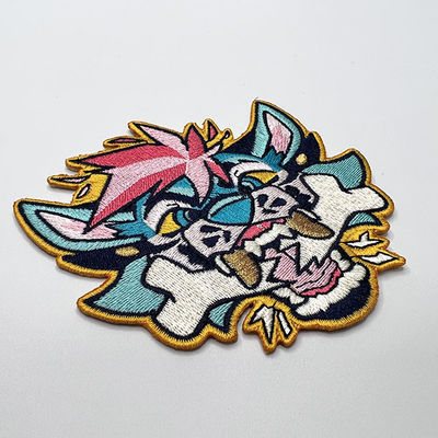 Liga padrão do remendo do bordado de Manga Dragon OEKO-TEX tecida para a roupa de Cosplay