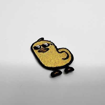 Frango amarelo costurar remendos bordados sem encolher remendos de roupas personalizadas