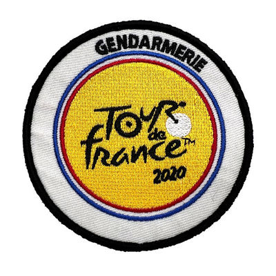 Gancho dos chapéus de Logo Custom Embroidered Patches For da comunidade de França e revestimento protetor do laço