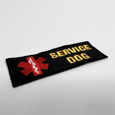 Os remendos do bordado da roupa do cão do serviço costuram no remendo tecido feito sob encomenda