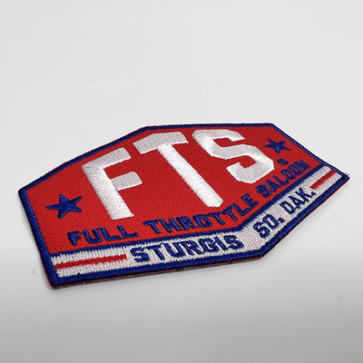 Remendo feito sob encomenda do bordado da veste do motociclista para o encolhimento dos revestimentos não lavável