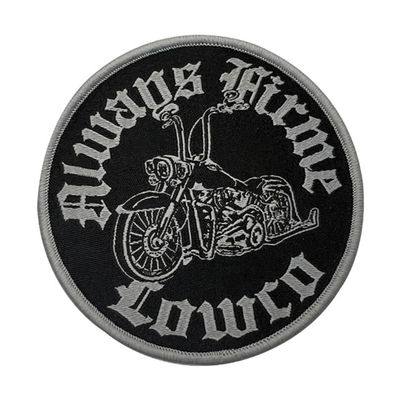 Remendos de ferro de costura personalizados moto clube para jaquetas de roupas decorativas