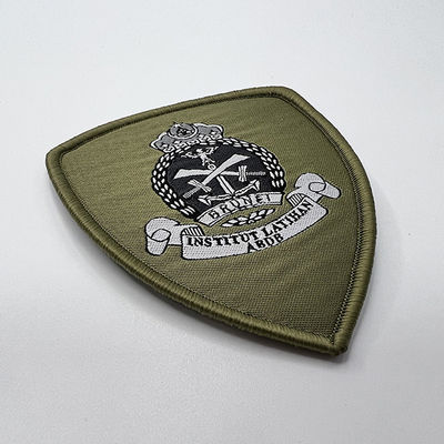 Ferro de tecelagem da máquina no remendo feito sob encomenda tecido do revestimento do poliéster amigável de Eco dos remendos
