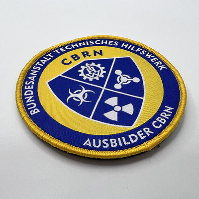 Remendos tecidos do ombro de Team Logo Sew On Embroidered Patches roupa lavável feita sob encomenda