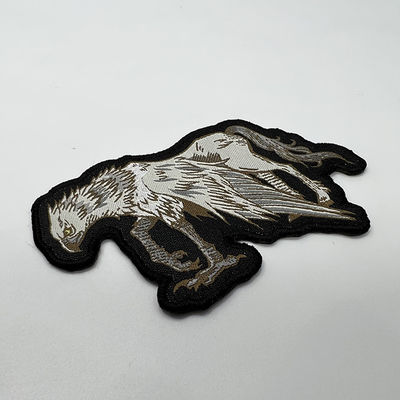 O animal feito sob encomenda detalha remendos tecidos do bordado de Logo Patch Self Adhesive Backing