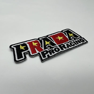 Ferro de Logo Design Custom Embroidered Patches do tipo no revestimento protetor para a roupa