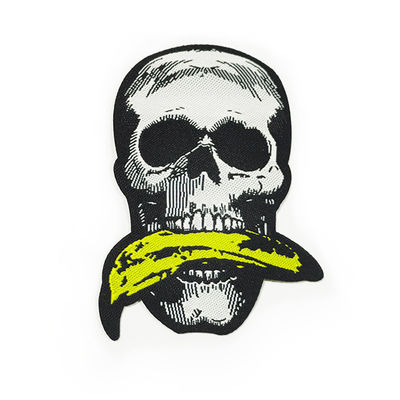 Os crachás denominam o ferro no remendo tecido Logo Patches For Clothes feito sob encomenda