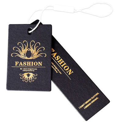 Mercadoria feita sob encomenda especializada Hang Tags Clothing Labels Hangtags