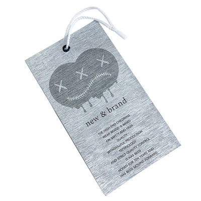 etiquetas de Hang Tags Printing Personalised Paper da roupa de 200gsm -3000gsm