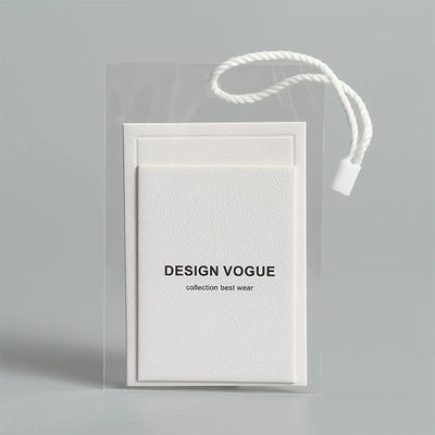 Logo Rectangle Shape Printed Paper feito sob encomenda etiqueta o vestuário feito sob encomenda Hang Tags