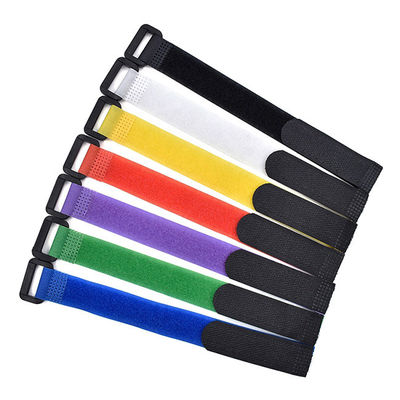 Correia de nylon ajustável de Velcro do gancho e da cinta plástica das correias do laço com gancho da curvatura