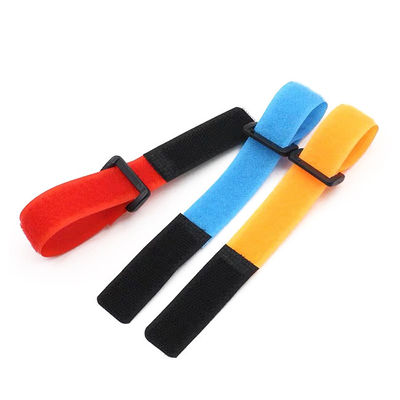 Correia de nylon ajustável de Velcro do gancho e da cinta plástica das correias do laço com gancho da curvatura
