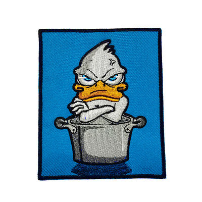 Velcro da sarja do remendo do bordado da transferência térmica de Pantone PMS para a roupa