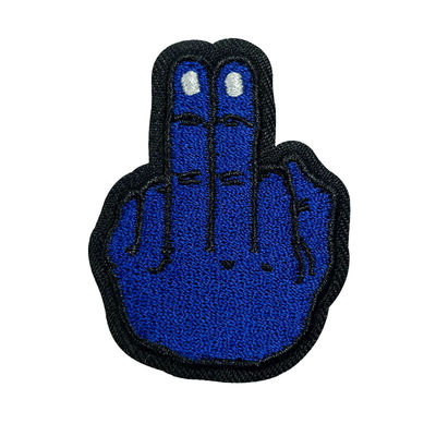 O laser do fabricante de Ptaches do vestuário cortou o tipo feito sob encomenda Logo Embroidery Patches da beira
