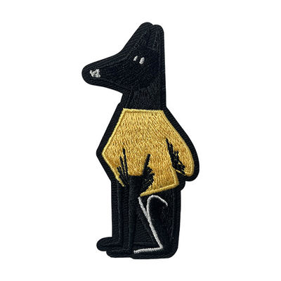 O ferro animal em remendos bordados simboliza o remendo do bordado de Applique da lembrança