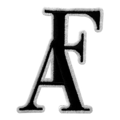 Ferro feito sob encomenda alfanumérico no remendo bordado PMS lavável para a roupa