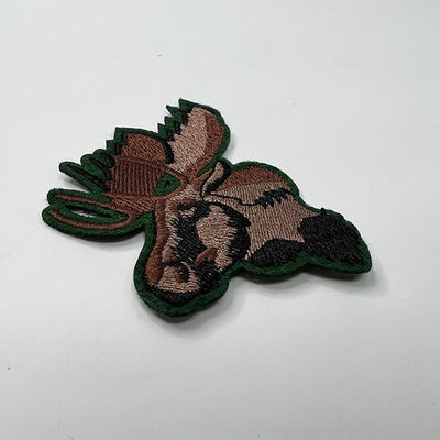Remendos sustentáveis deslocados do bordado da borboleta laváveis para a roupa do basebol