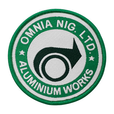 ferro de 12C Pandone no remendo tecido Eco feito sob encomenda impermeável Mark Logo