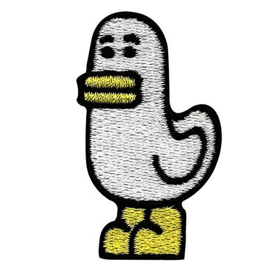 Vara feita sob encomenda da caixa animal nos remendos bordados não que encolhem para o chapéu da roupa